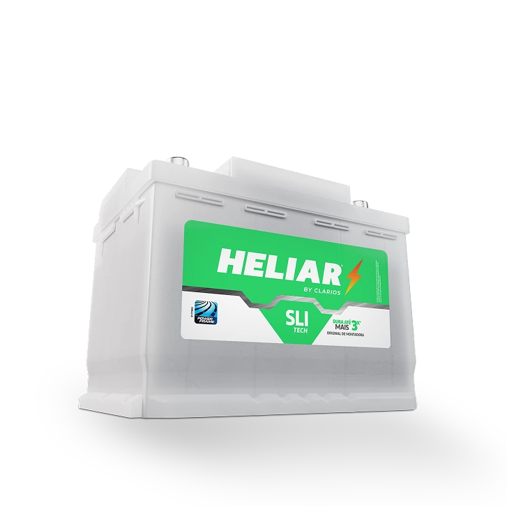Bateria Heliar 60 amperes linha convecional