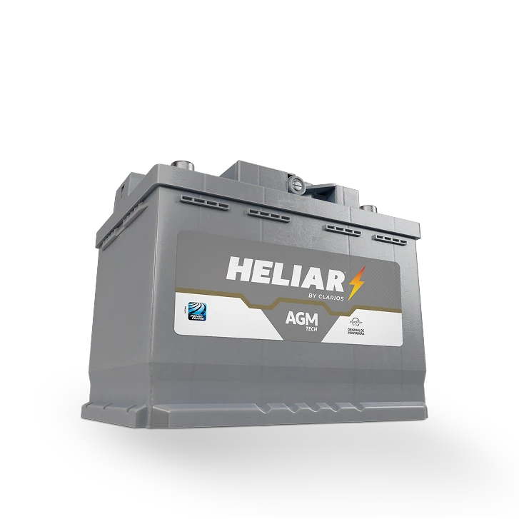 Bateria Heliar 60 amperes linha AGM